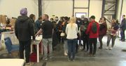 W magazynie z darami dla uchodźców w Siemianowicach Śląskich zaczyna brakować artykułów żywieniowych