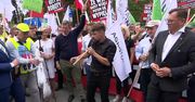 “Wsie i miasta z biedą basta”. Protest rolników z AgroUnii w Warszawie