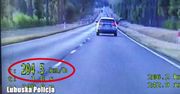 Pędził 204 kilometry na godzinę. Za pośpiech słono zapłacił