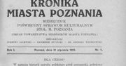 Stulecie Kroniki Miasta Poznania – jak zmieniała się na przestrzeni lat?