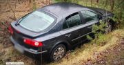 Samochód wpadł do rowu podczas ucieczki przed policją. Za kierownicą siedział… 15-latek