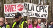 Protest przeciwko budowie CPK. Mieszkańcy w obronie przyrody i swoich domów