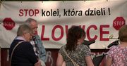 Kolejny protest przeciwko budowie kolei do CPK