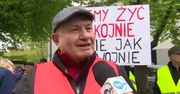 Mają dość “wstrząsów o sile trzęsienia ziemi”. Mieszkańcy Libiąża protestują przed kopalnią, górnicy bronią miejsca pracy