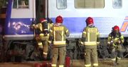 Pożar pociągu w Sędzisławiu na Dolnym Śląsku. Maszynista trafił do szpitala