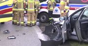 Wypadek karetki pogotowia na Dolnym Śląsku. Cztery osoby zostały ranne