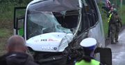 Zmarł kierowca autobusu PKS, który zderzył się z tirem w Konotopie