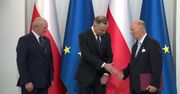 Prezydent wręczył akty powołania marszałkom seniorom sejmu i senatu