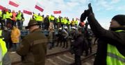 Protestujący rolnicy wysypali ukraińskie zboże na tory