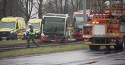 Zderzenie autobusu z tramwajem w Gdańsku. 15 osób odniosło obrażenia