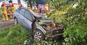 Tragiczny wypadek pod Ryńskiem cztery nastolatki w szpitalu