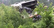 Wypadek 2 autobusów na krajowej 10
