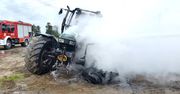 Spalił się ciągnik