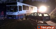 Wypadek autobusu z dziećmi