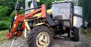 Wypadek pociągu z ciągnikiem rolniczym