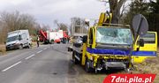 Wypadek między Piłą a Szydłowem. Droga zablokowana