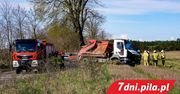 Wypadek z udziałem śmieciarki