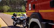 Kolejny wypadek z udziałem motocyklisty