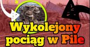 W Pile wykoleił się pociąg towarowy – VIDEO