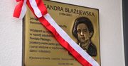 Odsłonięcie tablicy poświęconej pamięci Aleksandry Błażejewskiej