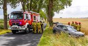 Wypadek z udziałem dwóch osobówek