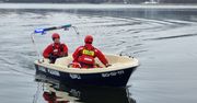 Strażacka akcja na Jeziorze Miejskim