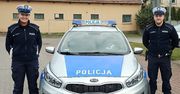 Policjanci uratowali życie kierowcy