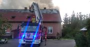 Pożar budynku mieszkalnego w Różewie