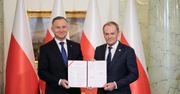 Prezydent Andrzej Duda powołał Donalda Tuska na premiera, a także ministrów jego rządu