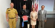 Bohater z Prawomyśla nagrodzony przez komendanta KP PSP w Pile