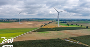 Gigantyczne wiatraki stanęły na farmie wiatrowej w Gminie Wysoka
