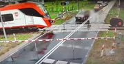 Niebezpieczna sytuacja na przejeździe kolejowym w Kobylcu