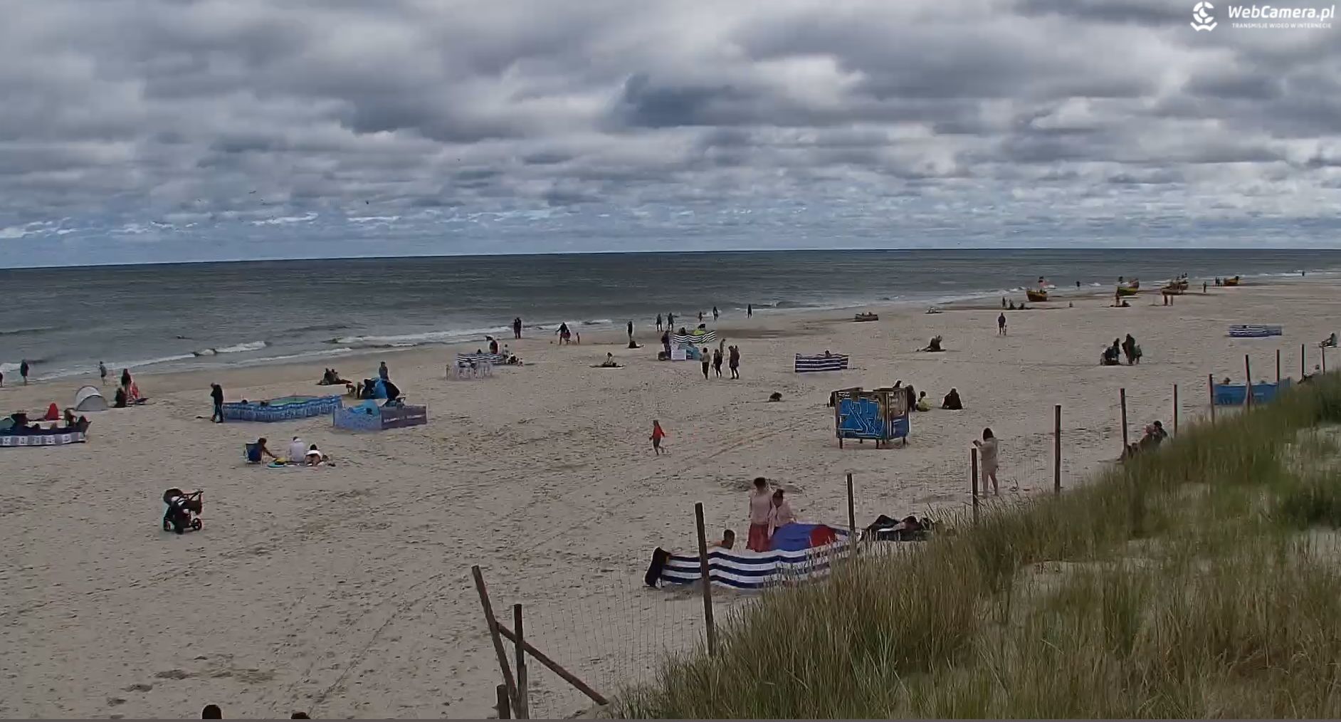 Ujęcia z Dębek. Spójrzcie na plażowiczów - o2