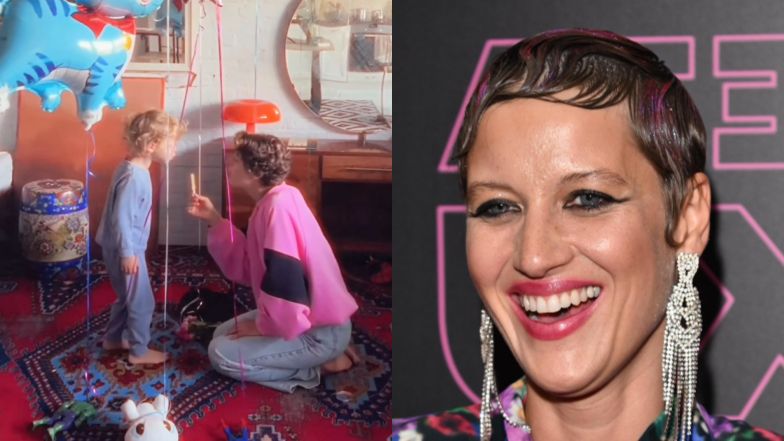 Syn Aleksandry Domańskiej świętuje 4. urodziny. Aktorka pokazała nowe nagranie z Arielem