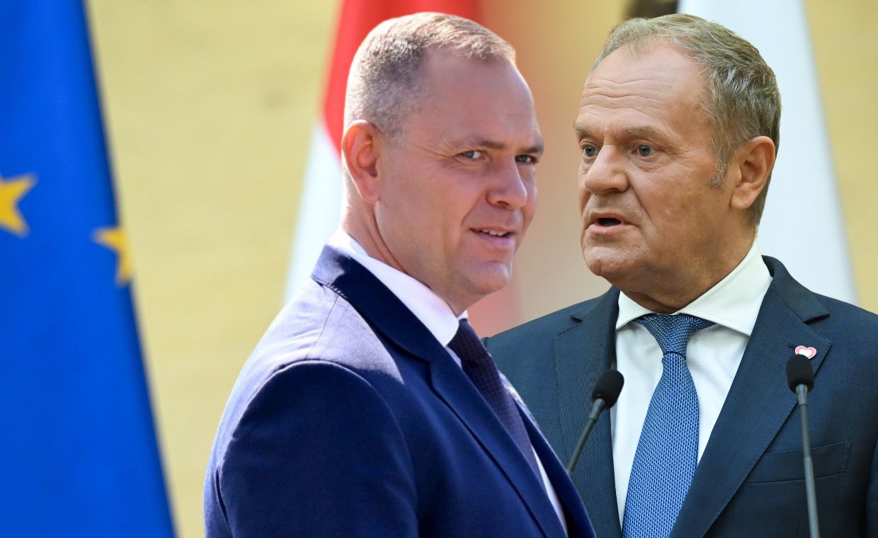 Walka na wpisy i wzajemne docinki. Tusk starł się z Nawrockim