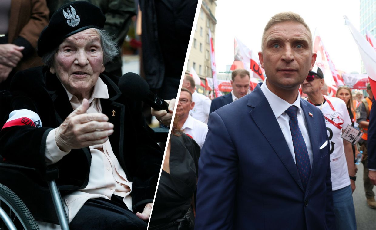 "Milcz, chamie". Przypomnieli spięcie Traczyk-Stawskiej z Bąkiewiczem