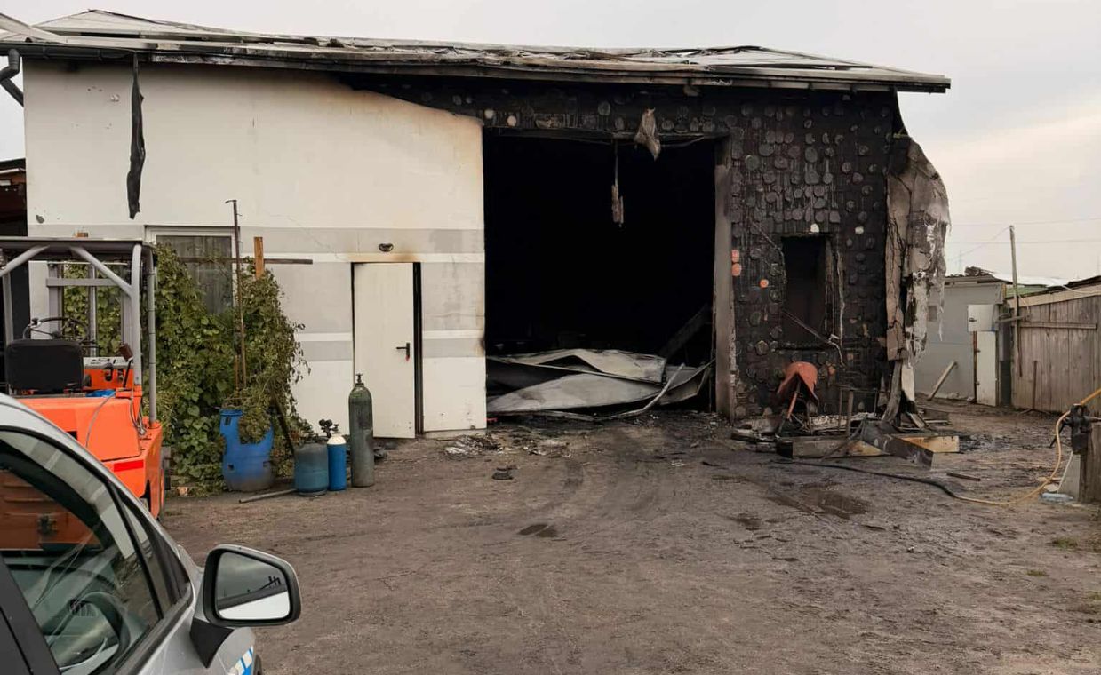 Rodzinny dramat w Wielkopolsce. Strzelił do kobiety i podpalił dom