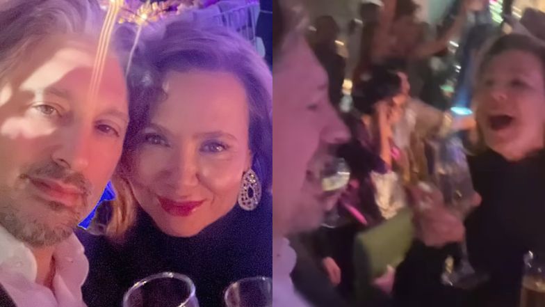 Kinga Rusin powitała nowy rok w szampańskim nastroju u boku Marka. Zakochani bawili się w Marrakeszu. Tacy to pożyją? (ZDJĘCIA)