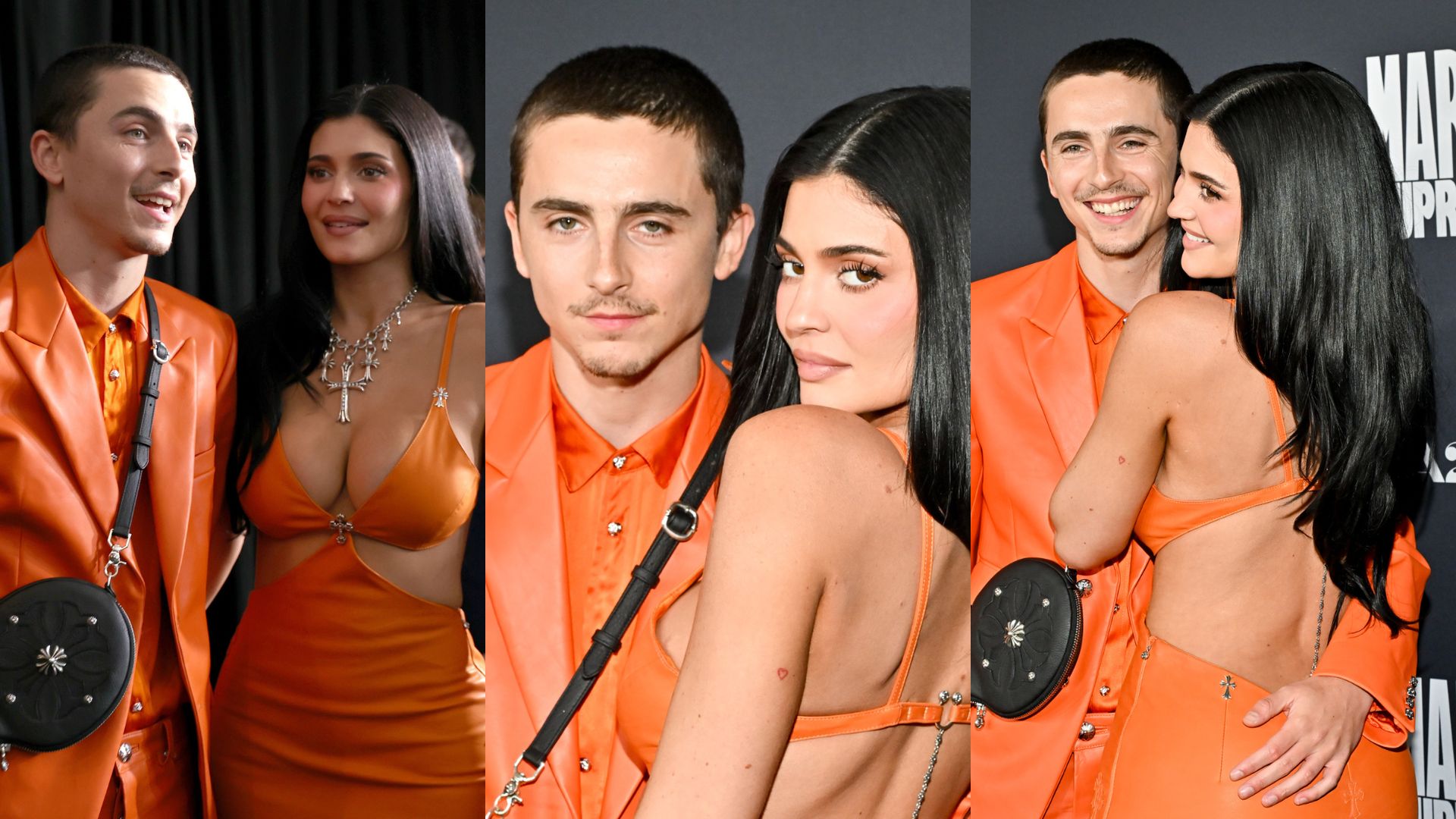 Kylie Jenner i Timothée Chalamet szczerzą zęby i smyrają się po dłoniach na premierze. Kryzys jednak zażegnany? (ZDJĘCIA)