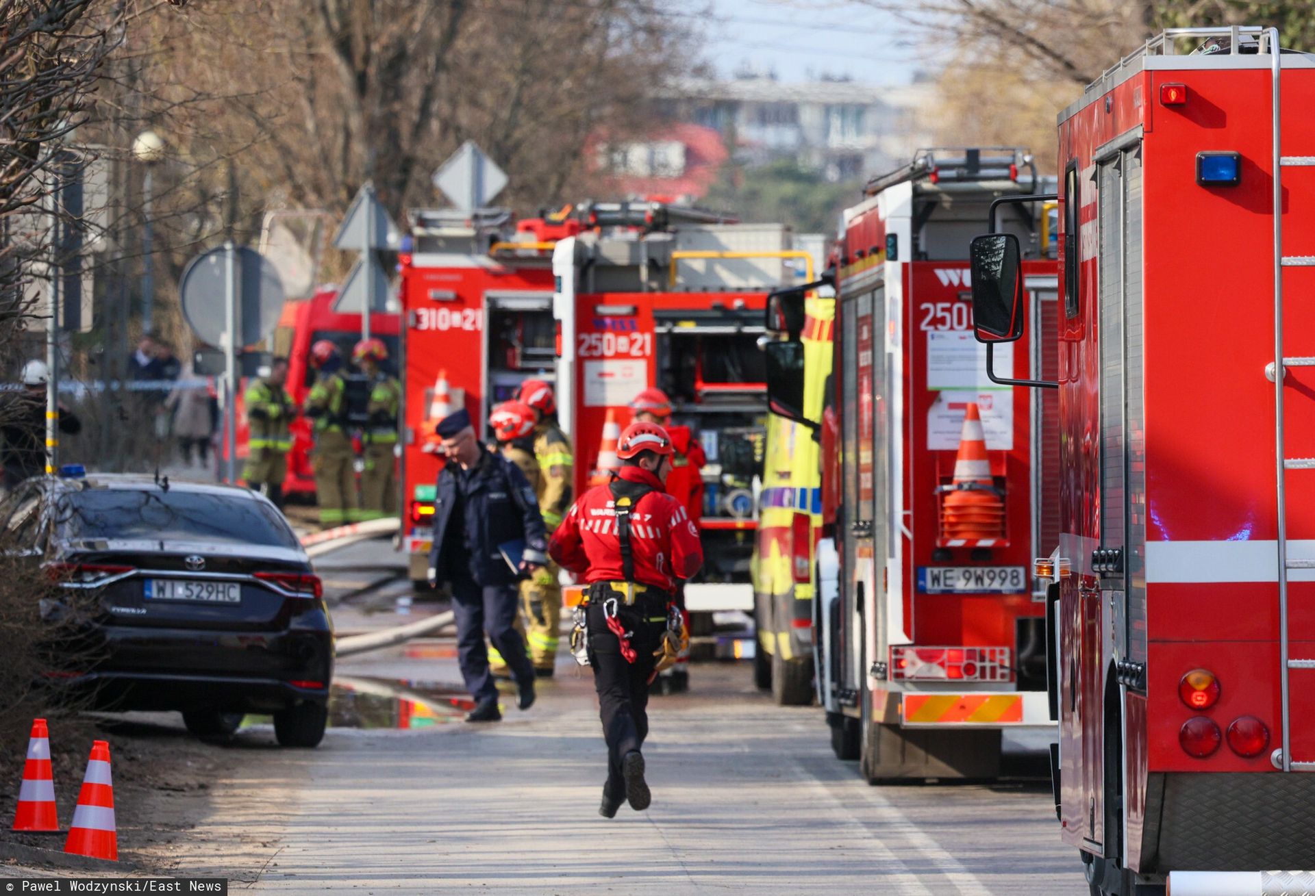 Pożar w szkole podstawowej. Uczniowie ewakuowani