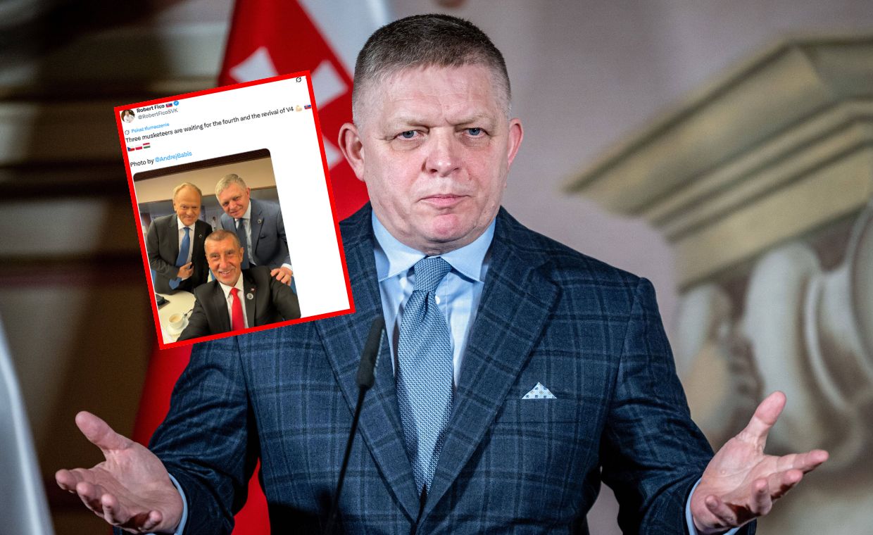 Wstawił zdjęcie z Tuskiem. Fico nawiązał do Węgier