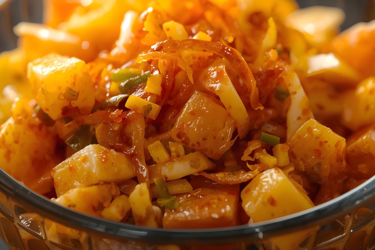 Na grilla przygotuję tę lekko pikantną sałatkę. Ostatnim razem musiałam dorabiać, tak gwałtownie zniknęła