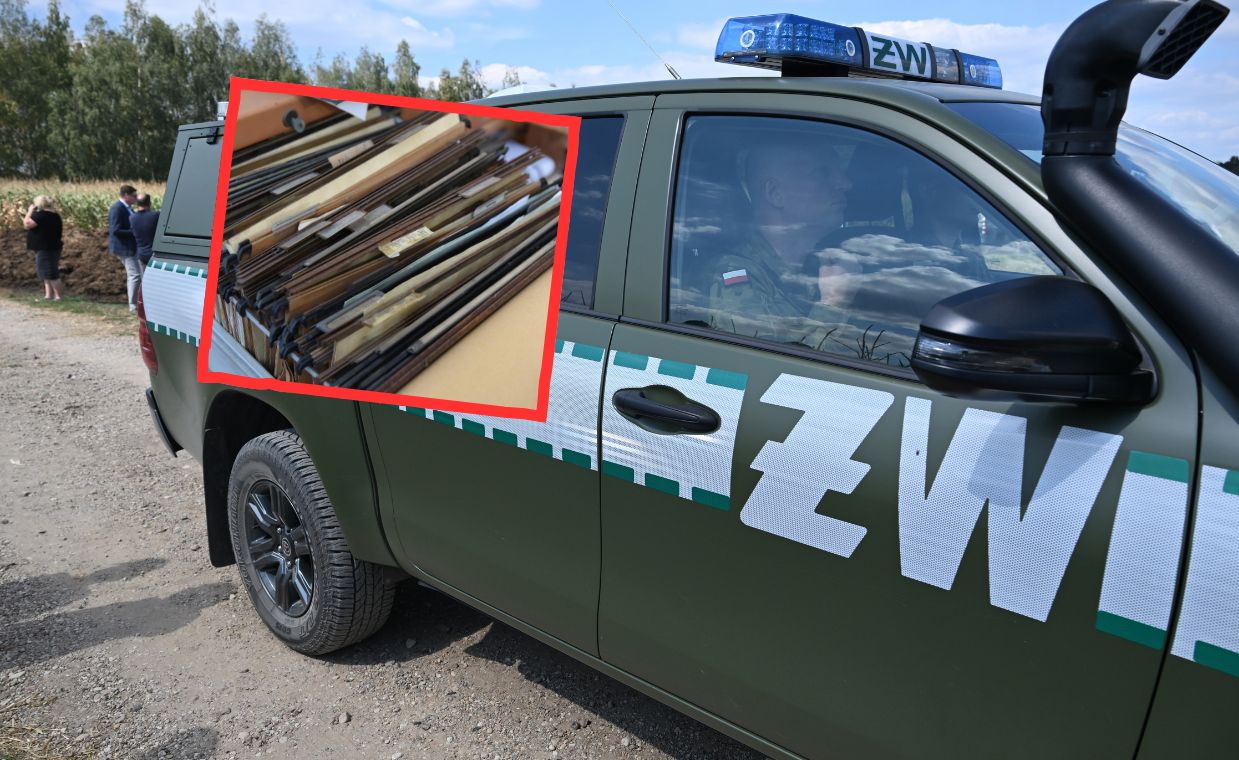 Dokumenty wojskowe na prywatnej działce. Służby nie reagowały