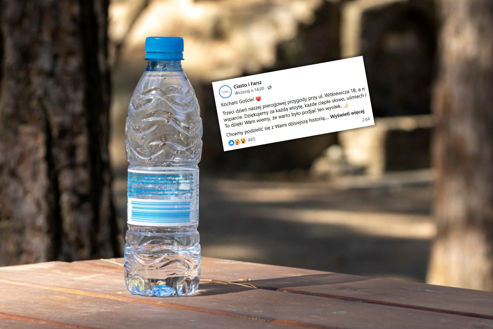 500 zł mandatu za wodę w butelce. W sieci zawrzało