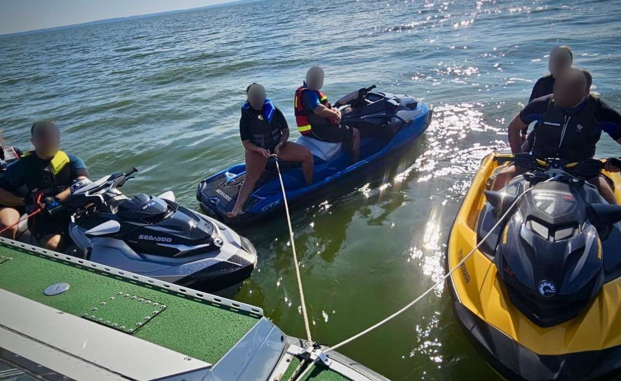 Na skuterach wpłynęli w głąb Rosji. Sternicy ukarani mandatami