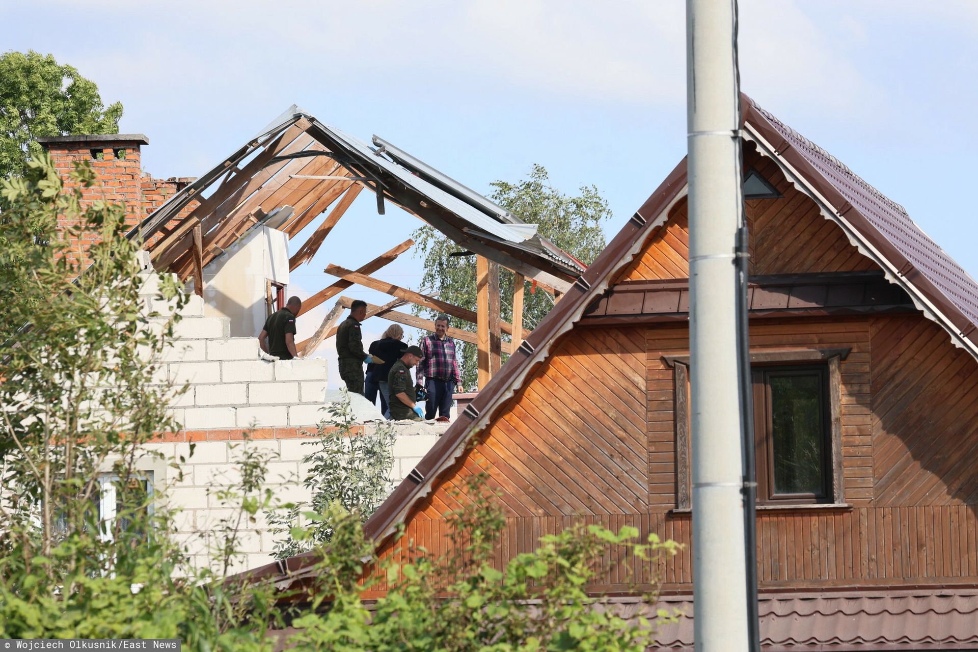 Media: do rosyjskich dronów nad Polską wystrzelono trzy rakiety