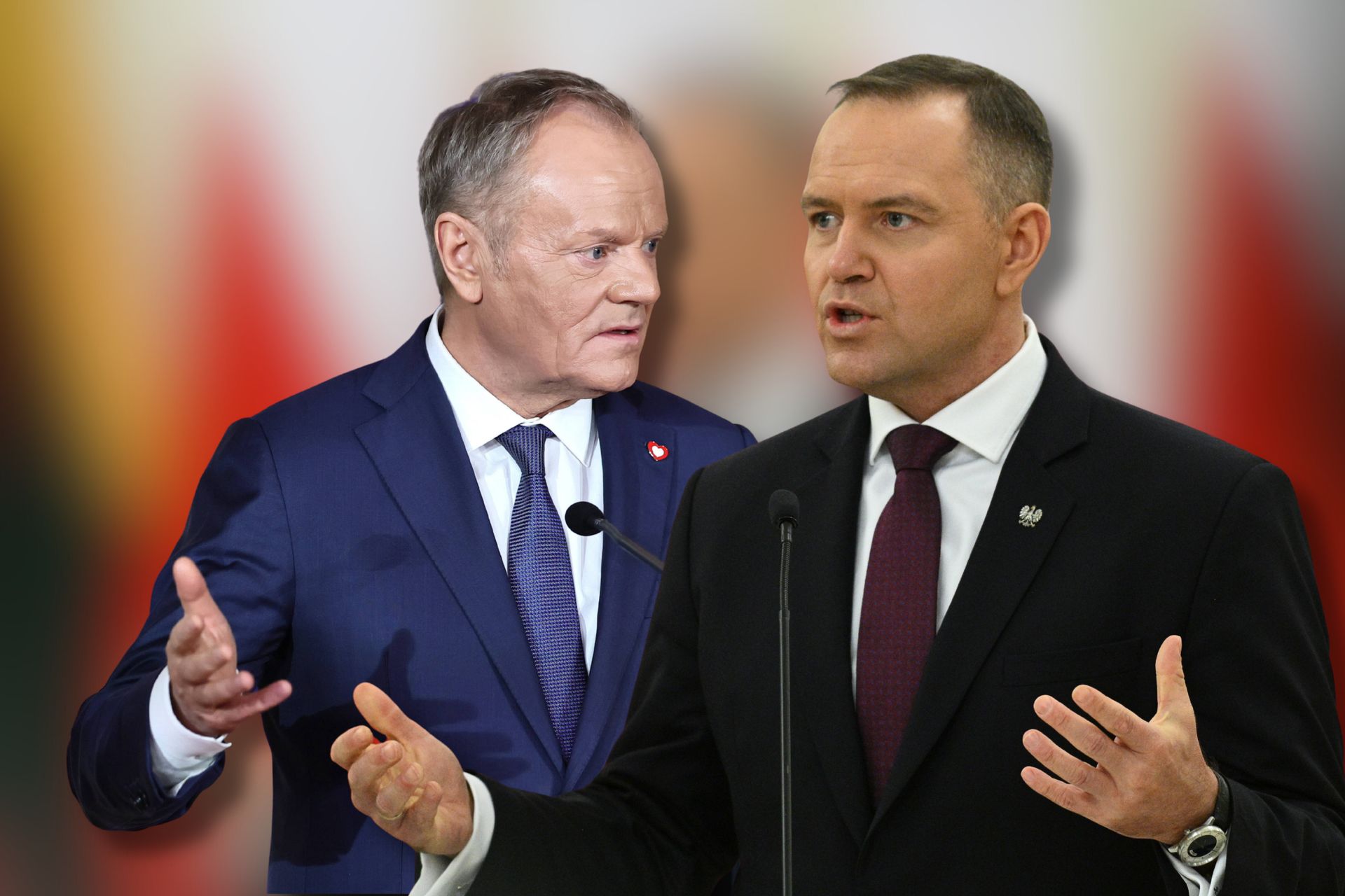 Tusk odpowiada Nawrockiemu. "Od moich wnuczek wara"