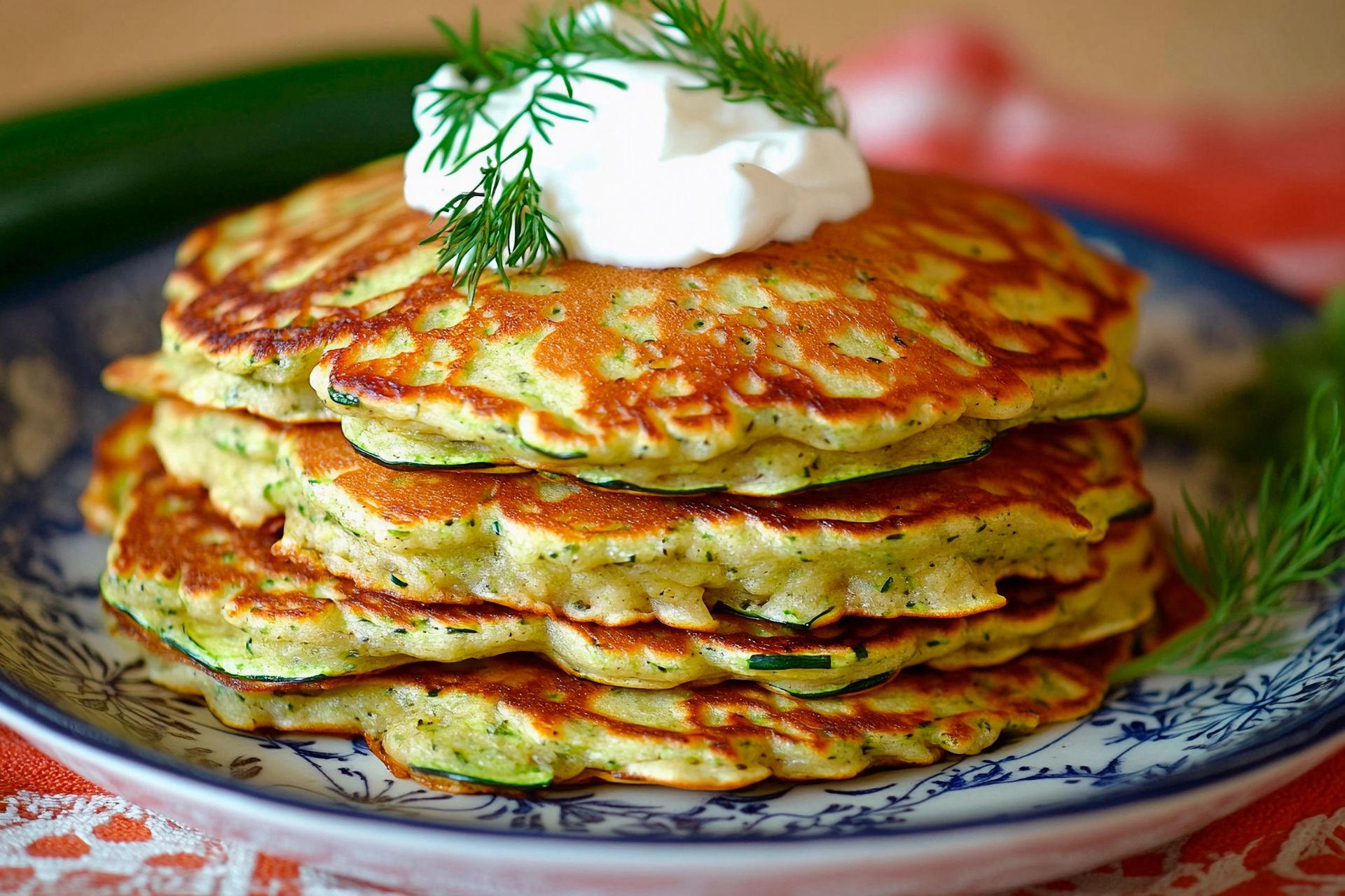 Nie musisz sypać dużo mąki do placków z cukinii. najważniejszy jest prosty trik