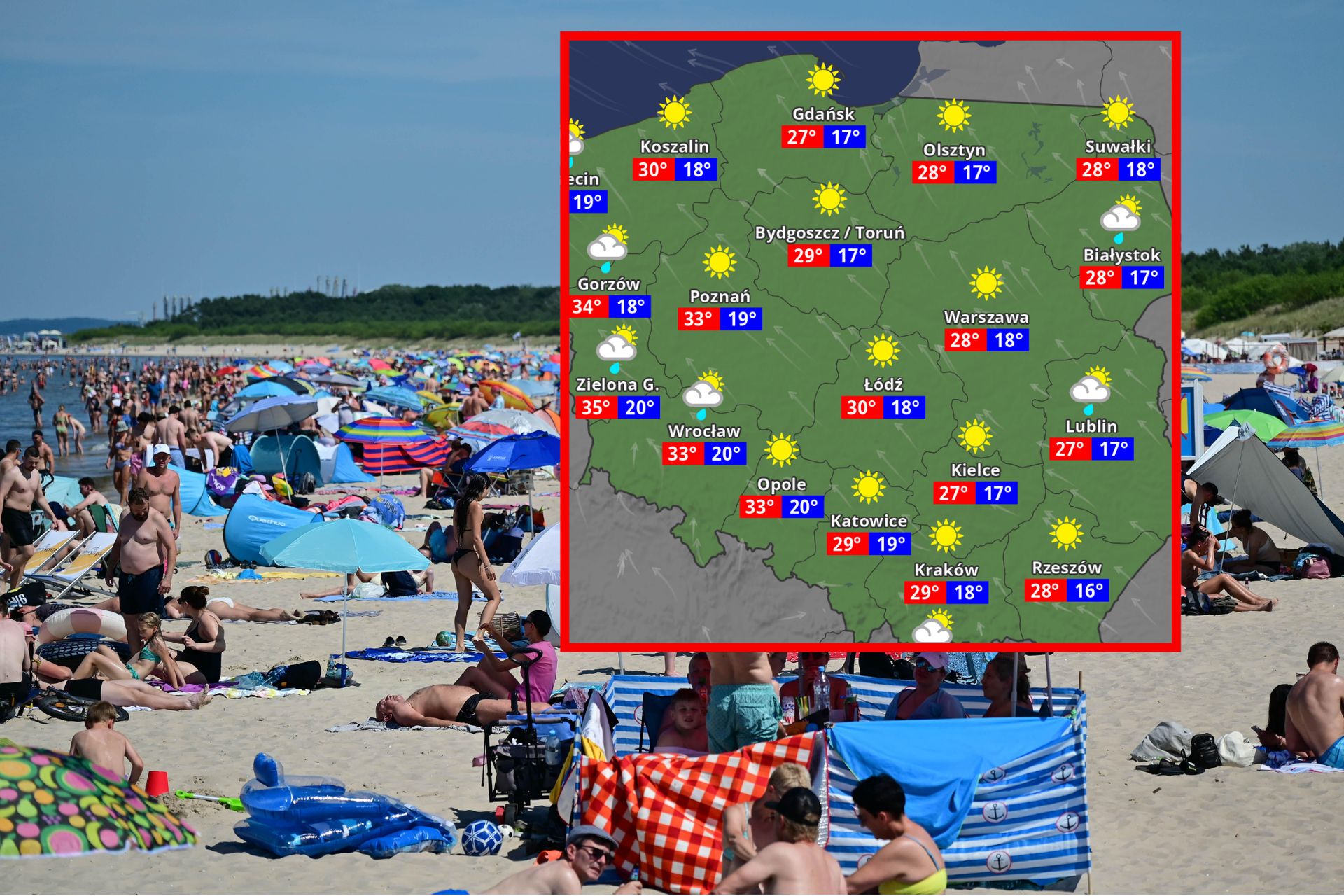 Prognoza pogody na 10 dni. Od chłodu do ekstremalnego upału
