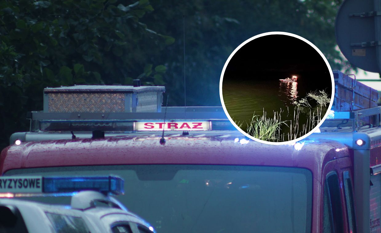 Ratownicy użyli echosondy. Samochód pod wodą